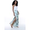 imageMatchable Family Hawaiian Luau Men Women Girl Boy Clothes in Wispy Cereus Light BlueWomen Wide Leg Pants