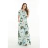 imageMatchable Family Hawaiian Luau Men Women Girl Boy Clothes in Wispy Cereus Light BlueWomen Wide Legged With Pockets Jumpsuit