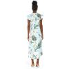 imageMatchable Family Hawaiian Luau Men Women Girl Boy Clothes in Wispy Cereus Light BlueWomen Wrap Ruffle