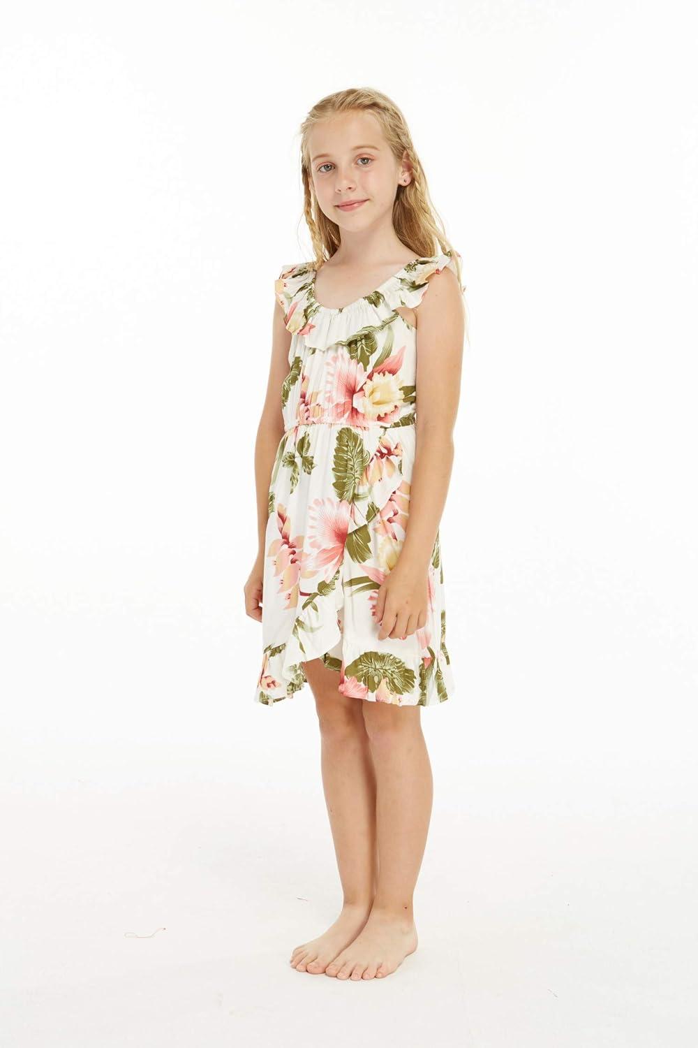 imageMatchable Family Hawaiian Luau Men Women Girl Boy Clothes in Cream RafelsiaGirl Wrap