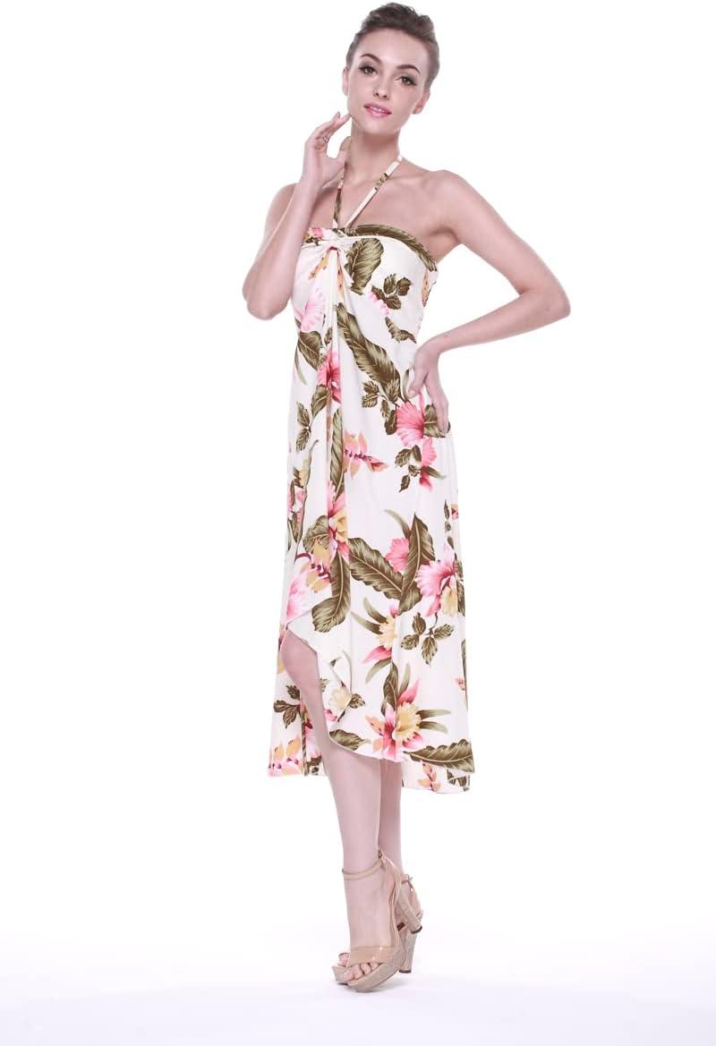 imageMatchable Family Hawaiian Luau Men Women Girl Boy Clothes in Cream RafelsiaWomen Halter