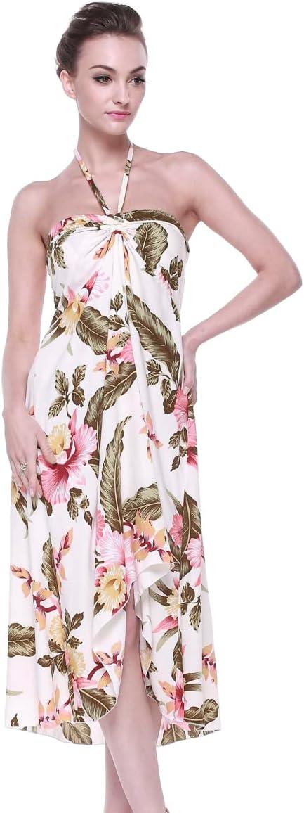 imageMatchable Family Hawaiian Luau Men Women Girl Boy Clothes in Cream RafelsiaWomen Halter
