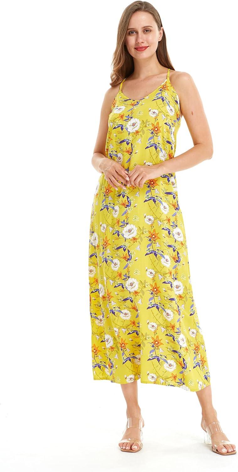 imageMatchable Family Hawaiian Luau Men Women Girl Boy Clothes in Garden Poppy YellowWomen Sweet Heart Maxi