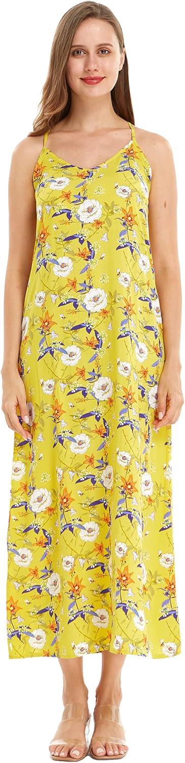 imageMatchable Family Hawaiian Luau Men Women Girl Boy Clothes in Garden Poppy YellowWomen Sweet Heart Maxi