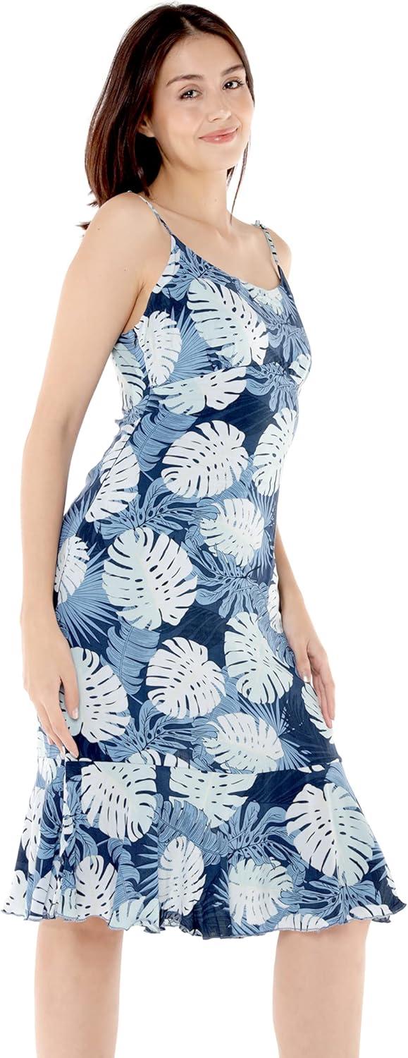 imageMatchable Family Hawaiian Luau Men Women Girl Boy Clothes in Pacific Palm NavyWomen Mermaid