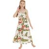 imageMatchable Family Hawaiian Luau Men Women Girl Boy Clothes in Cream RafelsiaGirl Maxi Tiered