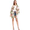 imageMatchable Family Hawaiian Luau Men Women Girl Boy Clothes in Cream RafelsiaWomen Kimono Cardigan
