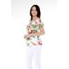 imageMatchable Family Hawaiian Luau Men Women Girl Boy Clothes in Cream RafelsiaWomen Offshoulder Ruffle Top