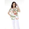 imageMatchable Family Hawaiian Luau Men Women Girl Boy Clothes in Cream RafelsiaWomen Offshoulder Ruffle Top