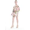 imageMatchable Family Hawaiian Luau Men Women Girl Boy Clothes in Cream RafelsiaWomen Short Poncho