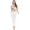imageMatchable Family Hawaiian Luau Men Women Girl Boy Clothes in Cream RafelsiaWomen Smock Top