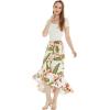 imageMatchable Family Hawaiian Luau Men Women Girl Boy Clothes in Cream RafelsiaWomen Wrap Ruffle Skirt