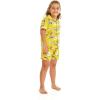 imageMatchable Family Hawaiian Luau Men Women Girl Boy Clothes in Garden Poppy YellowBoy Short Sleeve