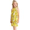 imageMatchable Family Hawaiian Luau Men Women Girl Boy Clothes in Garden Poppy YellowGirl Ruffle Tank