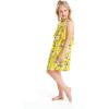 imageMatchable Family Hawaiian Luau Men Women Girl Boy Clothes in Garden Poppy YellowGirl Ruffle Tank
