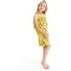 imageMatchable Family Hawaiian Luau Men Women Girl Boy Clothes in Garden Poppy YellowGirl Ruffle Tank