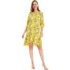 imageMatchable Family Hawaiian Luau Men Women Girl Boy Clothes in Garden Poppy YellowWomen 34 Sleeve