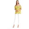 imageMatchable Family Hawaiian Luau Men Women Girl Boy Clothes in Garden Poppy YellowWomen Offshoulder Ruffle Top