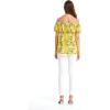 imageMatchable Family Hawaiian Luau Men Women Girl Boy Clothes in Garden Poppy YellowWomen Offshoulder Ruffle Top
