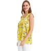 imageMatchable Family Hawaiian Luau Men Women Girl Boy Clothes in Garden Poppy YellowWomen Tank Top