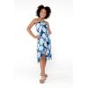 imageMatchable Family Hawaiian Luau Men Women Girl Boy Clothes in Pacific Palm NavyGirl Halter