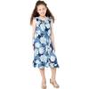 imageMatchable Family Hawaiian Luau Men Women Girl Boy Clothes in Pacific Palm NavyGirl Wrap