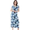 imageMatchable Family Hawaiian Luau Men Women Girl Boy Clothes in Pacific Palm NavyWomen Cap Sleeve