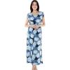 imageMatchable Family Hawaiian Luau Men Women Girl Boy Clothes in Pacific Palm NavyWomen Cap Sleeve