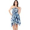 imageMatchable Family Hawaiian Luau Men Women Girl Boy Clothes in Pacific Palm NavyWomen Fairy
