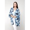 imageMatchable Family Hawaiian Luau Men Women Girl Boy Clothes in Pacific Palm NavyWomen Kimono Cardigan