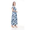 imageMatchable Family Hawaiian Luau Men Women Girl Boy Clothes in Pacific Palm NavyWomen Maxi Rahee