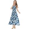 imageMatchable Family Hawaiian Luau Men Women Girl Boy Clothes in Pacific Palm NavyWomen Maxi Tank