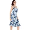 imageMatchable Family Hawaiian Luau Men Women Girl Boy Clothes in Pacific Palm NavyWomen Mermaid