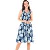 imageMatchable Family Hawaiian Luau Men Women Girl Boy Clothes in Pacific Palm NavyWomen Short Tank