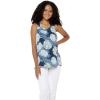 imageMatchable Family Hawaiian Luau Men Women Girl Boy Clothes in Pacific Palm NavyWomen Tank Top