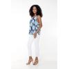imageMatchable Family Hawaiian Luau Men Women Girl Boy Clothes in Pacific Palm NavyWomen Tank Top