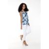 imageMatchable Family Hawaiian Luau Men Women Girl Boy Clothes in Pacific Palm NavyWomen Tank Top