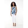 imageMatchable Family Hawaiian Luau Men Women Girl Boy Clothes in Pacific Palm NavyWomen Tank Top