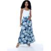 imageMatchable Family Hawaiian Luau Men Women Girl Boy Clothes in Pacific Palm NavyWomen Wide Leg Pants