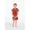 imageMatchable Family Hawaiian Luau Men Women Girl Boy Clothes in Sunset RedBoy Short Sleeve