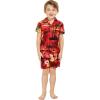imageMatchable Family Hawaiian Luau Men Women Girl Boy Clothes in Sunset RedBoy Short Sleeve