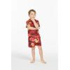 imageMatchable Family Hawaiian Luau Men Women Girl Boy Clothes in Sunset RedBoy Short Sleeve