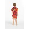 imageMatchable Family Hawaiian Luau Men Women Girl Boy Clothes in Sunset RedBoy Short Sleeve