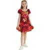 imageMatchable Family Hawaiian Luau Men Women Girl Boy Clothes in Sunset RedGirl Collar Shirt