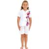 imageMatchable Family Hawaiian Luau Men Women Girl Boy Clothes in Watercolor OrchidBoy Short Sleeve Side