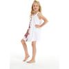 imageMatchable Family Hawaiian Luau Men Women Girl Boy Clothes in Watercolor OrchidGirl Round Neck Shift Side