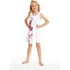 imageMatchable Family Hawaiian Luau Men Women Girl Boy Clothes in Watercolor OrchidGirl Round Neck Shift Side