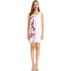 imageMatchable Family Hawaiian Luau Men Women Girl Boy Clothes in Watercolor OrchidWomen Round Neck Shift Dress Side