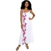 imageMatchable Family Hawaiian Luau Men Women Girl Boy Clothes in Watercolor OrchidWomen Sweet Heart Maxi