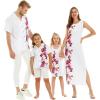 imageMatchable Family Hawaiian Luau Men Women Girl Boy Clothes in Watercolor OrchidBoy Short Sleeve Side